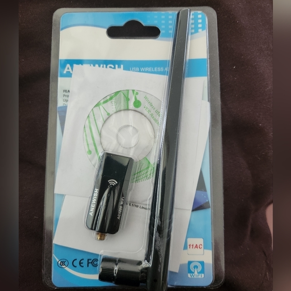 USB Wifi Adapter 1200Mbps, ANEWISH Wireless Adapter USB 3.0 Dual Band